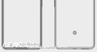 Schema Google Pixel 4 XL toont schermgat en dubbele camera