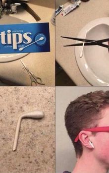 Geen geld voor Apple Airpods? Think different #plaatjevandedag