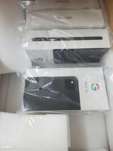 Google Pixel 4a retail box