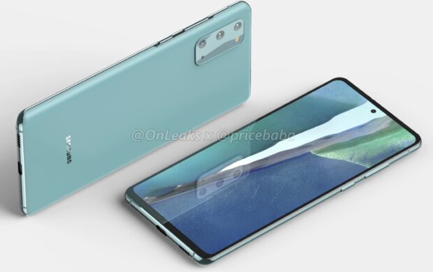 Render Shows Samsung Galaxy S Fe 5g With 1hz Screen