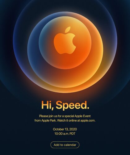 Apple Keynote event October 13, 2020