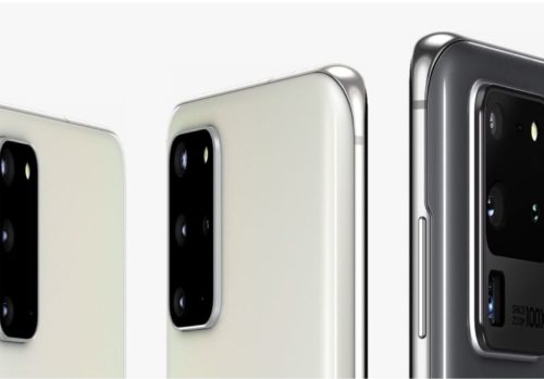 Niet aangekondigd, wel op de Samsung-website: de witte `Cloud White` uitvoering van de Galaxy S20 en S20+