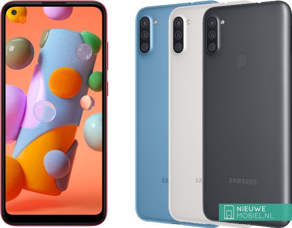 Samsung Galaxy A11 kleurenoverzicht