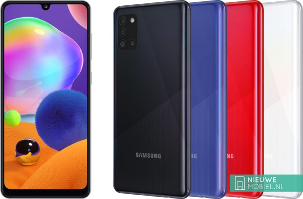 Samsung Galaxy A31 colours