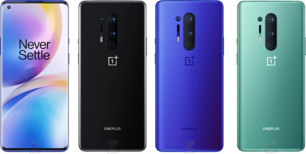 OnePlus 8 Pro Farbausgaben