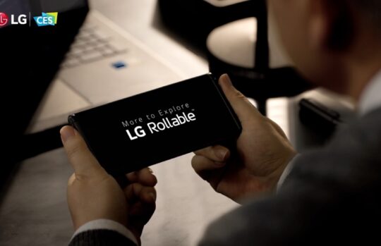 LG muestra imágenes de LG Rollable anteriores a CES21. Un teléfono desde el cual la pantalla puede extenderse #LG #Rollable #plegable #CES21