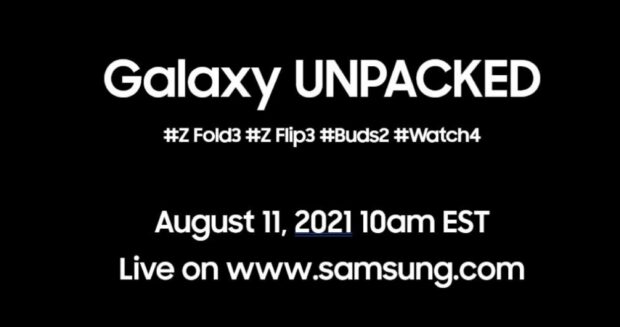 Galaxy Unpacked 11 augustus