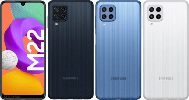 Samsung Galaxy M22 colors