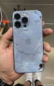 Eerste ongeluk met iPhone 13 Pro is een feit 😬😬😬