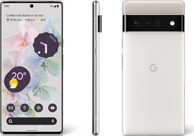 Google Pixel 6 Pro blanc nuageux