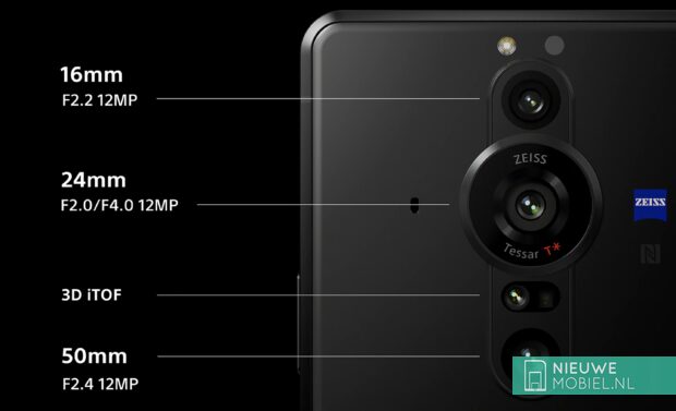 Sony Xperia Pro-I camera layout