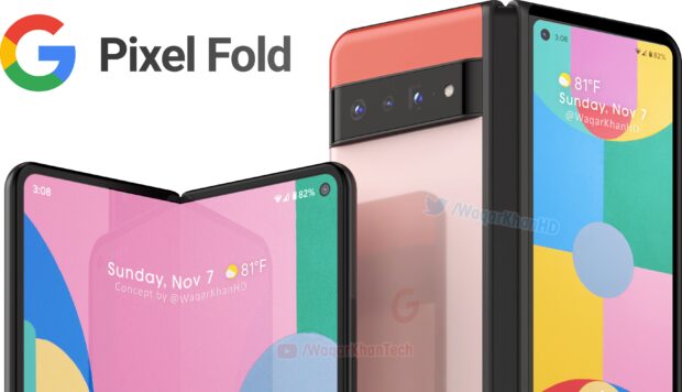 Google Pixel Fold artist render