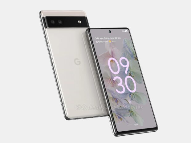 Google Pixel 6a render