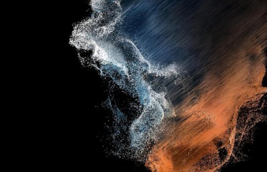 Hintergrundbilder des Samsung Galaxy S22 veröffentlicht via @AndroidPolice