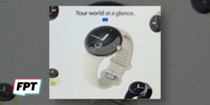 Image de presse officielle de Google Pixel Watch