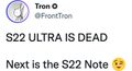 ts Tron Tweet S22 Note Ultra