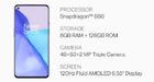 Specifications released from OnePlus 9: 50MP wide-angle camera