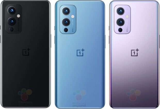 OnePlus 9 rear colours