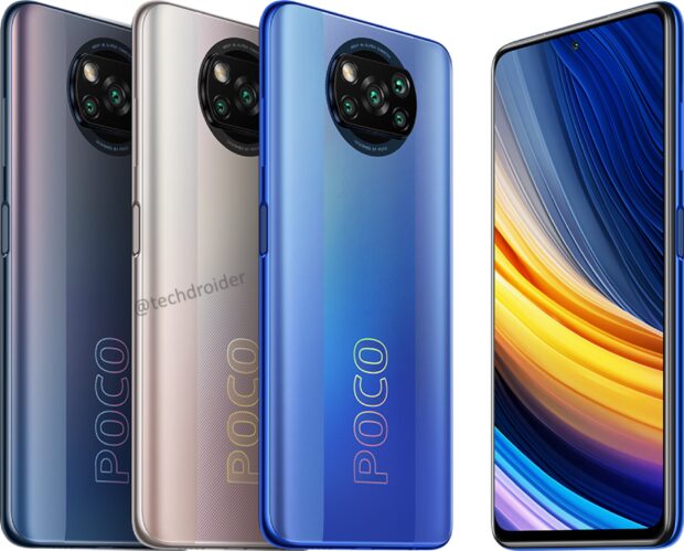 POCO X3 Pro renders