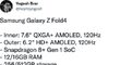 Samsung Galaxy Z Fold 4 specificaties verschenen