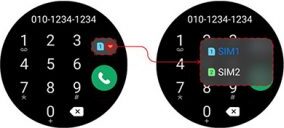 Prise en charge de la Double SIM sur One UI Watch4.5