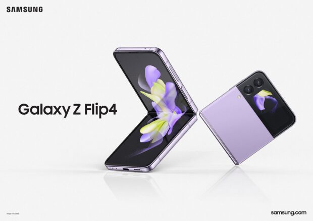 Samsung Galaxy Z Flip 4 in Bora Lila