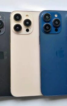 Worden dit de nieuwe kleuren van de Apple iPhone 14 Pro Max? Levendig zijn ze in ieder geval wel // via @heyitsyogesh