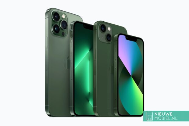 Green Apple iPhone 13 lineup