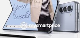L'immagine mostra il Samsung Galaxy Z Fold 5 piegato e dispiegato