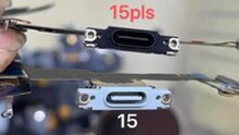 La porta USB C per l'iPhone 15 di Apple appare per la prima volta in una foto