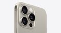 ts iPhone 15 Pro Max Natural Titanium Camera Closeup