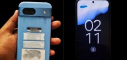 Rounded entry-level Google Pixel 8a seen in photos
