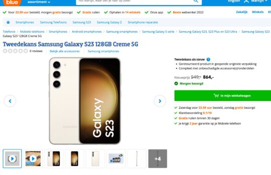 No tiene ni una semana pero ya puedes comprar el Samsung Galaxy S23 de segunda mano ðŸ˜'
