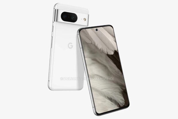 First Google Pixel 8 render by @onleaks and mysmartprice