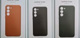Leren hoesje van Samsung S23 duikt vroegtijdig op