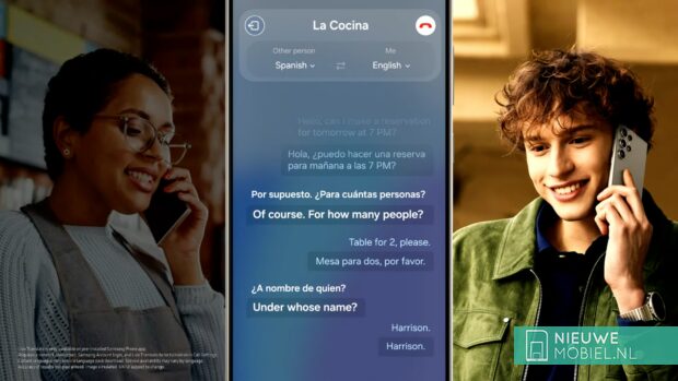 Samsung Galaxy AI real-time vertaling van telefoongesprekken