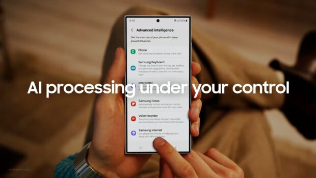 Advanced Intelligence dashboard voor Samsung Galaxy AI functies