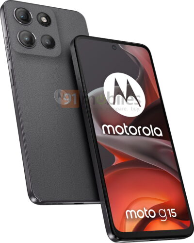 Motorola Moto G15 leaked render