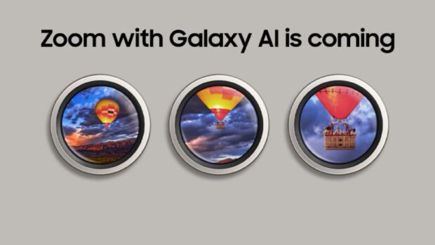 Zoom met Galaxy AI heteluchtballon teaser