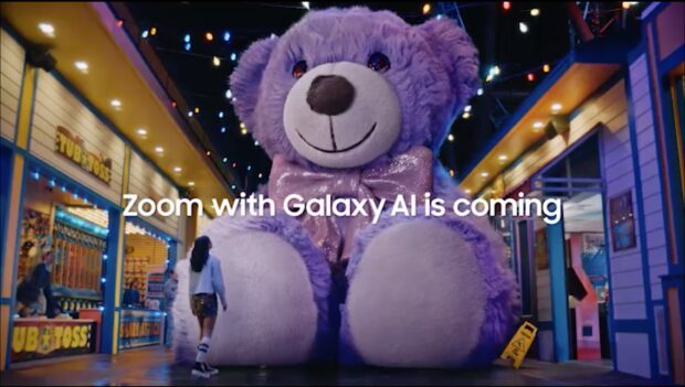 Zoom met Galaxy AI knuffeldier teaser