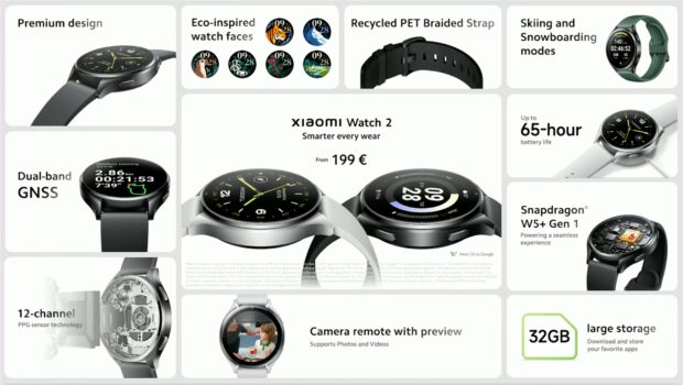 Xiaomi Watch 2 Hauptmerkmale