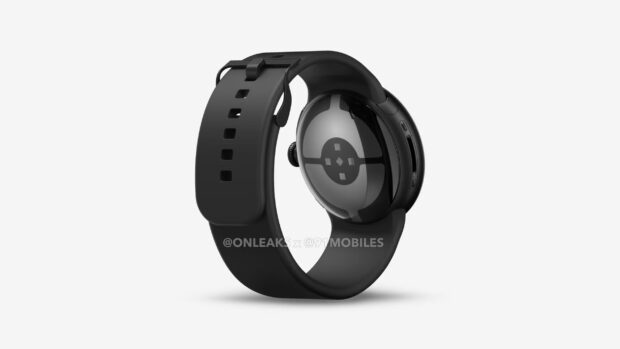Google Pixel Watch 4 backside Google Pixel Watch 4 backside
