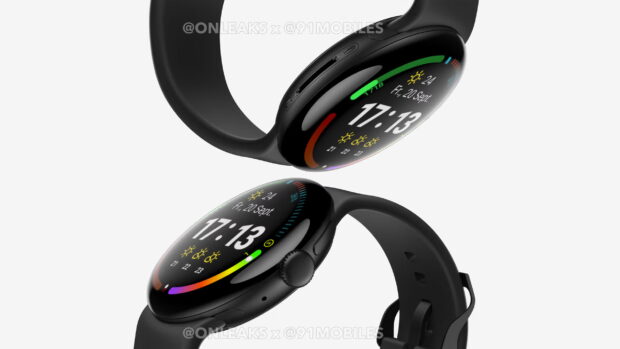 Google Pixel Watch 4 render from @onleaks Google Pixel Watch 4 render from @onleaks