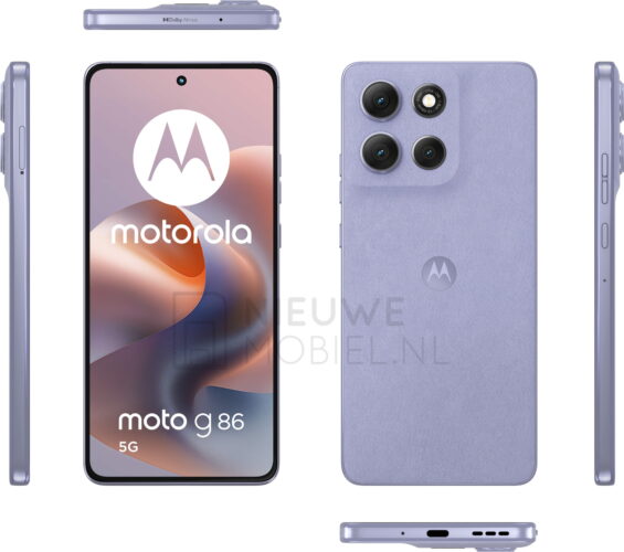 Motorola Moto G86 5G exclusive pics by NieuweMobiel.NL