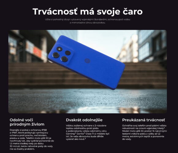 Moto G56 dubbelt så tålig