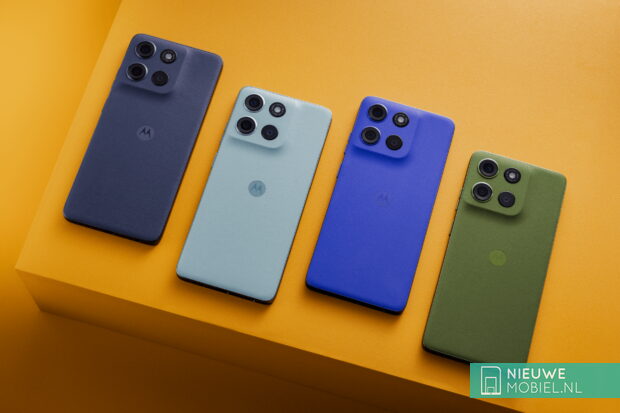 Motorola Moto G56 Colors Laying On Table