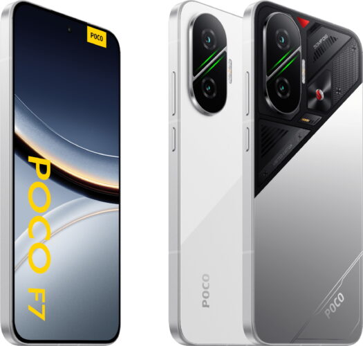 POCO F7 in White And Silver by Androidtreasure