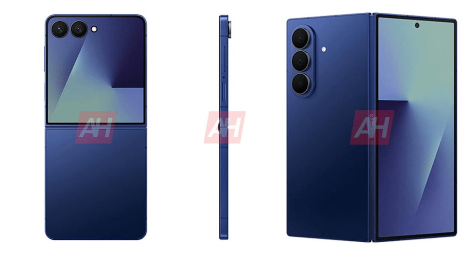 Renderings of Samsung Galaxy Z Fold 7 and Flip 7 before launch appeared
