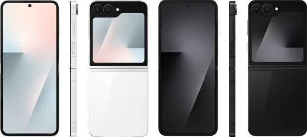 Samsung Galaxy Z Flip 7 FE first renders leaked by Evleaks