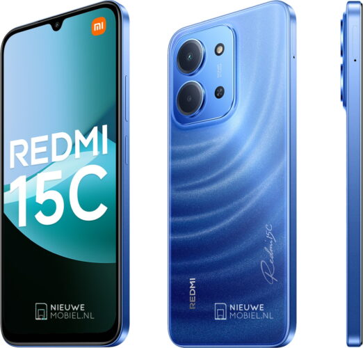 First Renders of Xiaomi Redmi 15C by Nieuwemobiel